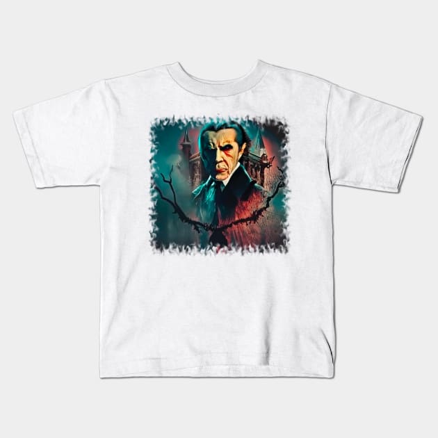 Dracula Kids T-Shirt by GothCardz